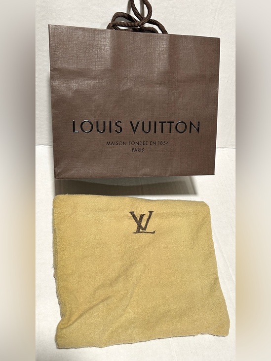 Louis Vuitton Handbags - Louis Vuitton Brown Shopping Bag with Black Logo